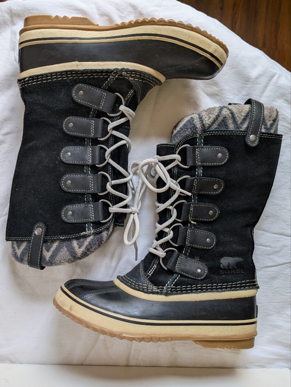 SOREL Joan of Arctic Knit II waterproof winter Snow Boot women's 8.5